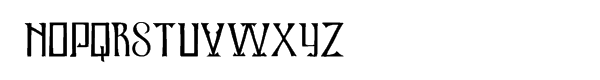Kells™ Square Font UPPERCASE