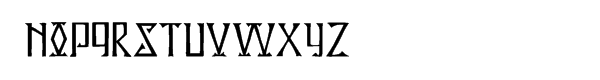 Kells™ Square Font LOWERCASE