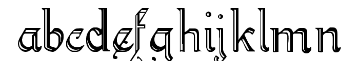 KellyAnnGothic Regular Font LOWERCASE
