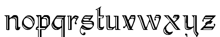 KellyAnnGothic Font LOWERCASE