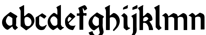 Kelmscott Regular Font LOWERCASE