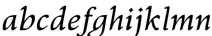Kelvinch Italic Font LOWERCASE
