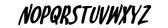 Kennebunkport Bold Italic Font LOWERCASE