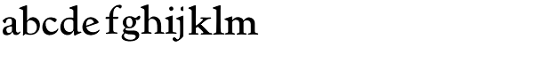 Kennerley OSBQ-Medium Font LOWERCASE
