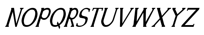 Kennon Italic Font UPPERCASE