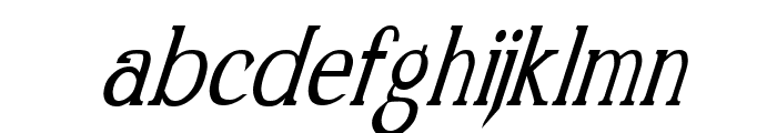 Kennon Italic Font LOWERCASE
