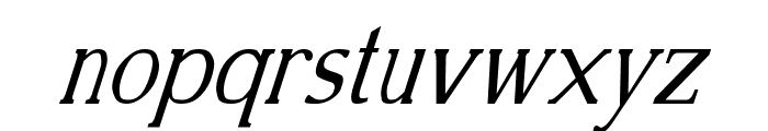 Kennon Italic Font LOWERCASE