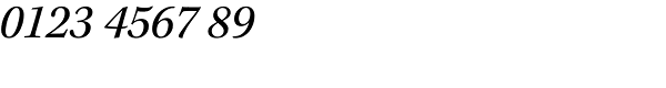 Kepler Std-Italic Font OTHER CHARS