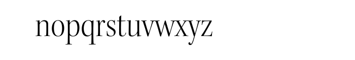 Kepler Std Light Semicondensed Display Font LOWERCASE