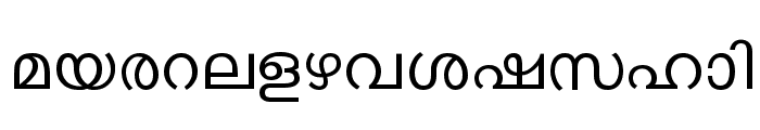 Keralax - Malayalam Font LOWERCASE