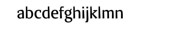 Keule Semi Serif Regular OT Font LOWERCASE
