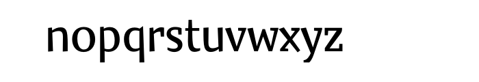Keule Semi Serif Regular OT Font LOWERCASE