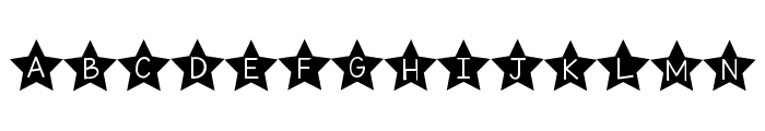 KG All of the Stars Font UPPERCASE