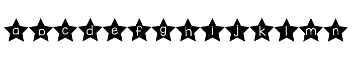 KG All of the Stars Font LOWERCASE