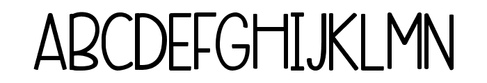 KG Beneath Your Beautiful Chunk Font UPPERCASE