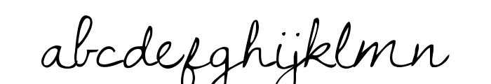 KG Dawning of a New Day Font LOWERCASE