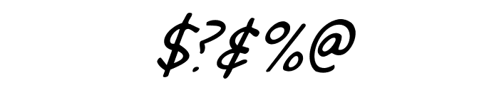 KG Fall For You Italic Font OTHER CHARS