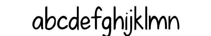 KG Fall For You Font LOWERCASE