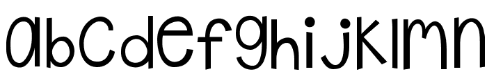 KG Shake it Off Font LOWERCASE