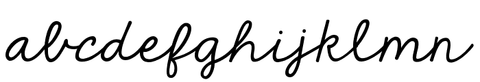 KG The Fighter Font LOWERCASE