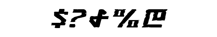 Khazad-Dum Expanded Italic Font OTHER CHARS