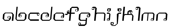 Khmer Italic Font LOWERCASE