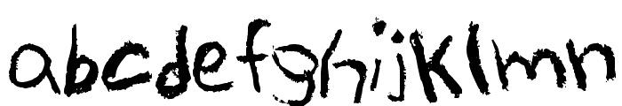 KidTYPE-CrayonA Font LOWERCASE