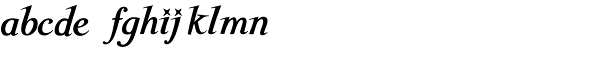 Kidela Italic Font LOWERCASE