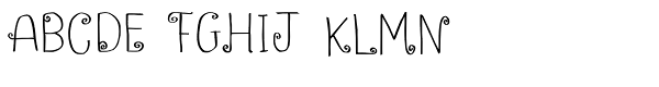 Kinglet Font UPPERCASE