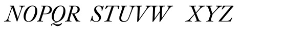 Kings Caslon Display Typo Italic Font UPPERCASE