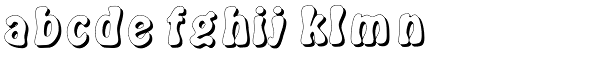 Kings In Disguise Shadows Font LOWERCASE