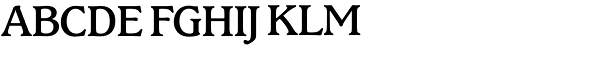 Kingsrow RR Medium Font UPPERCASE