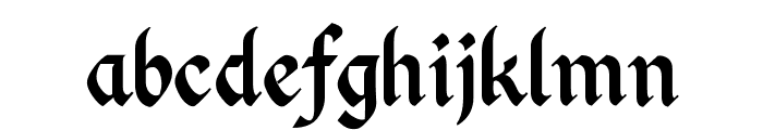 Kingthings Calligraphica 2 Font LOWERCASE