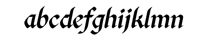 Kingthings Calligraphica Italic Font LOWERCASE