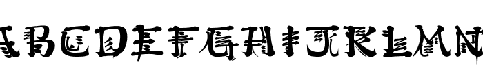 Kingthings Conundrum Font UPPERCASE