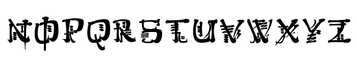 Kingthings Conundrum Font UPPERCASE