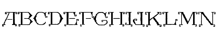 Kingthings Embroidery Font LOWERCASE