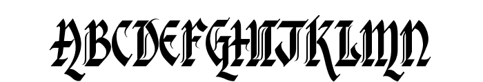 Kingthings Italique Font UPPERCASE