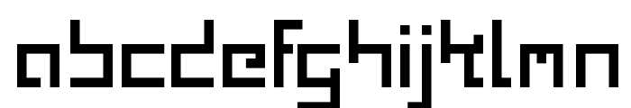 Kinkub flat Font LOWERCASE