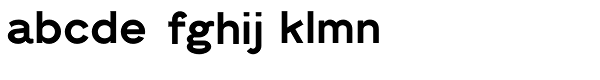 Kiruna Black Font LOWERCASE