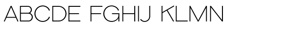 Kiruna Light Font UPPERCASE