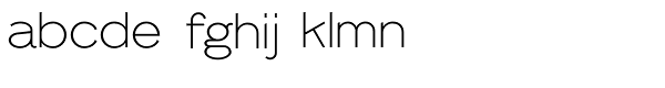 Kiruna Light Font LOWERCASE