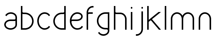 Kirvy Light Font LOWERCASE