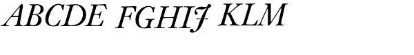 Kis BQ-Italic SC Font UPPERCASE