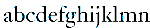 Kis Regular Font LOWERCASE