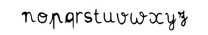 Kittystuff Medium Font LOWERCASE