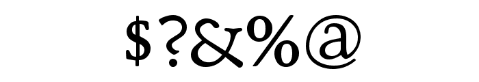 KL1_ Monocase Serif Font OTHER CHARS
