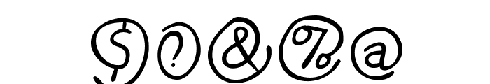 Klammeraffen-Italic Font OTHER CHARS