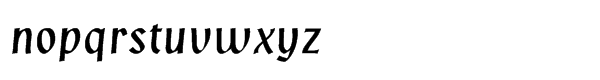 Klang® Std Regular Font LOWERCASE