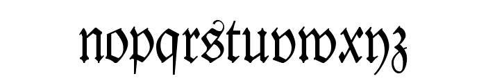 KlausBFraktur Font LOWERCASE